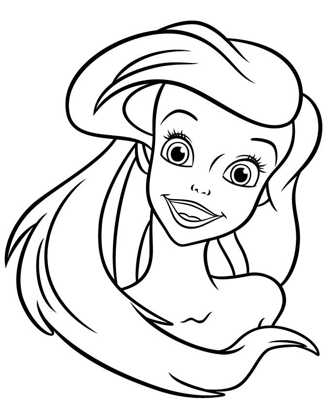 Ariel Coloring Pages Printable
 Coloring Pages Ariel the Little Mermaid Free Printable