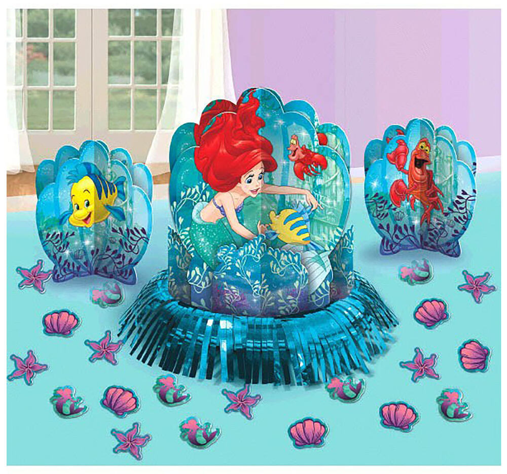 Ariel Little Mermaid Birthday Party Ideas
 Ariel LITTLE MERMAID Table Decoration Kit Birthday Party