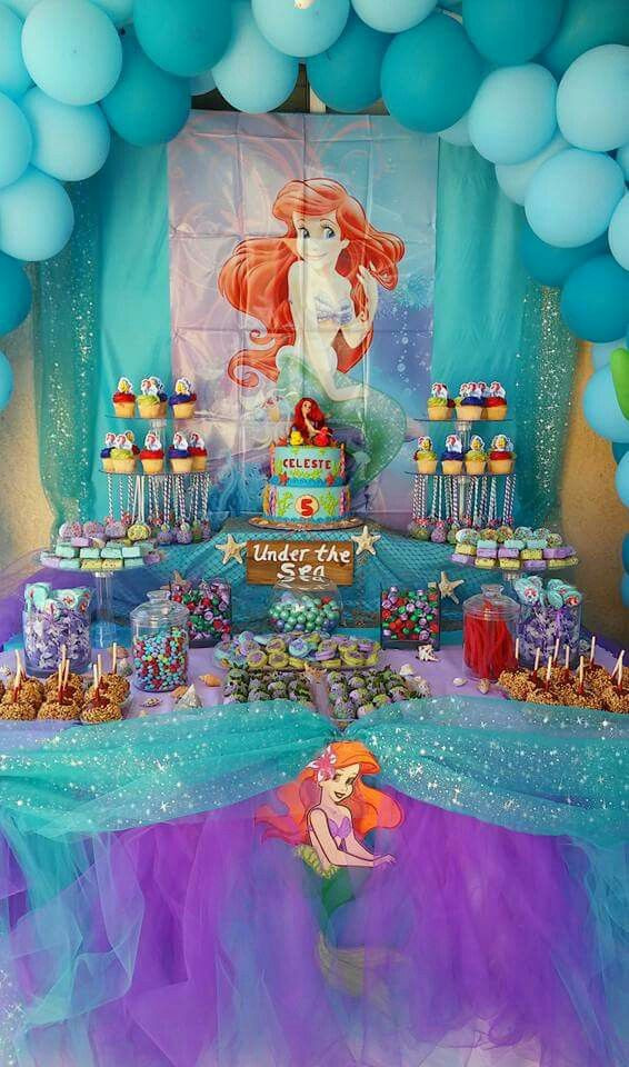 Ariel The Little Mermaid Birthday Party Ideas
 Under the Sea birthday party theme