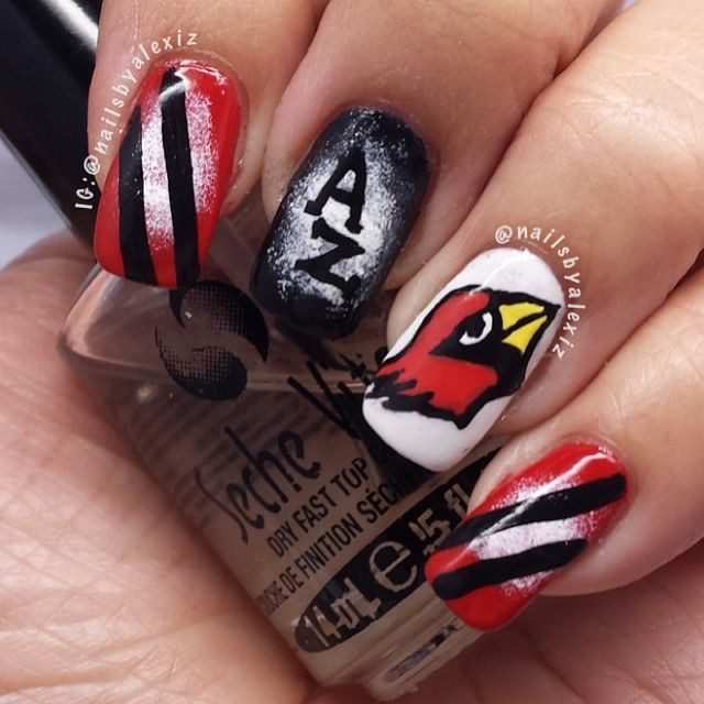 Arizona Cardinals Nail Designs
 17 Best images about AZ Cardinals on Pinterest