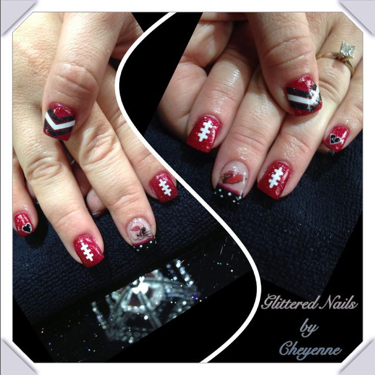 Arizona Cardinals Nail Designs
 134 best Hair did Nails did images on Pinterest