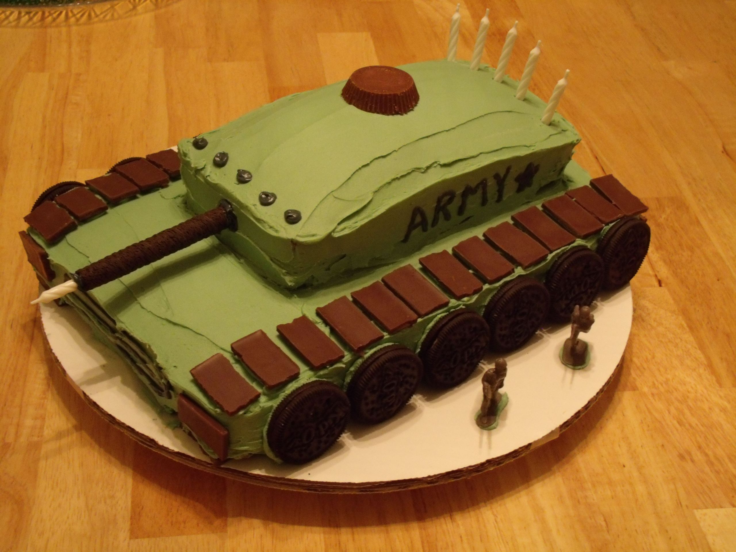 Army Birthday Cakes
 Army tank cake by me in 2019