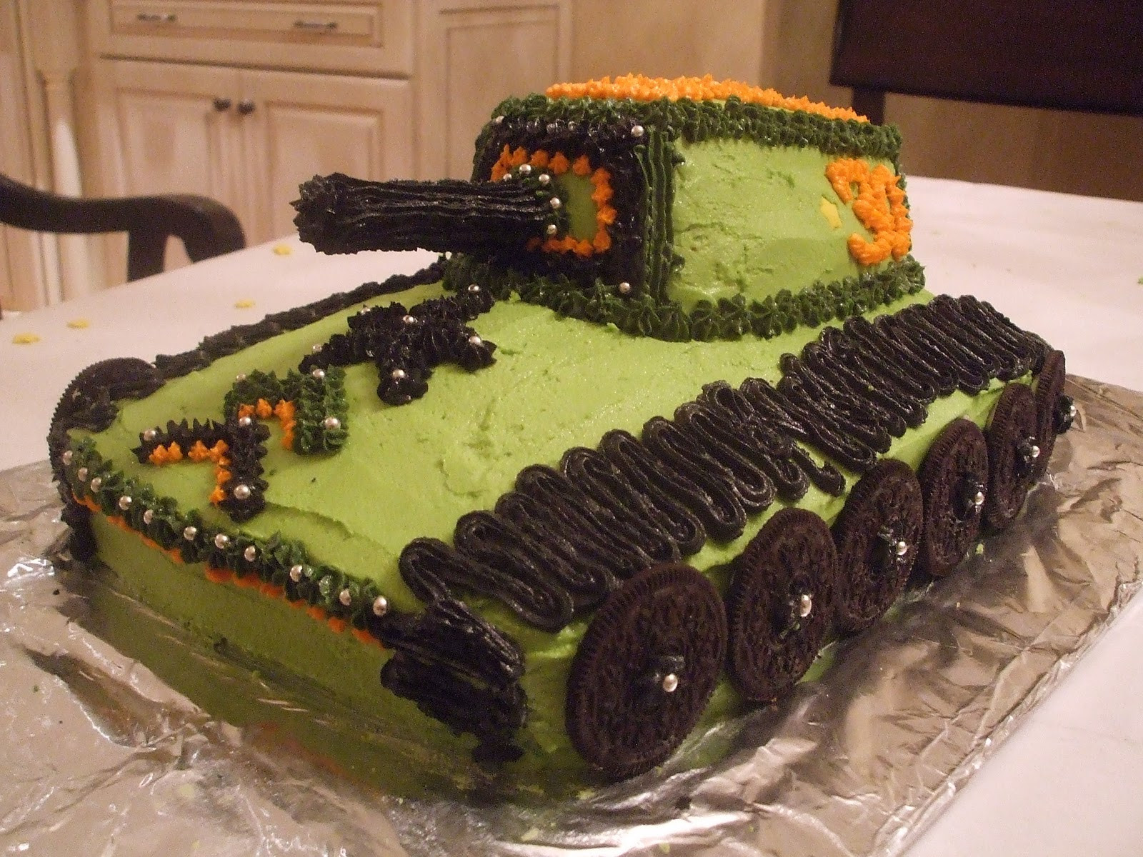 Army Birthday Cakes
 Dee vil s D I Y Army Tank 30th Birthday Cake