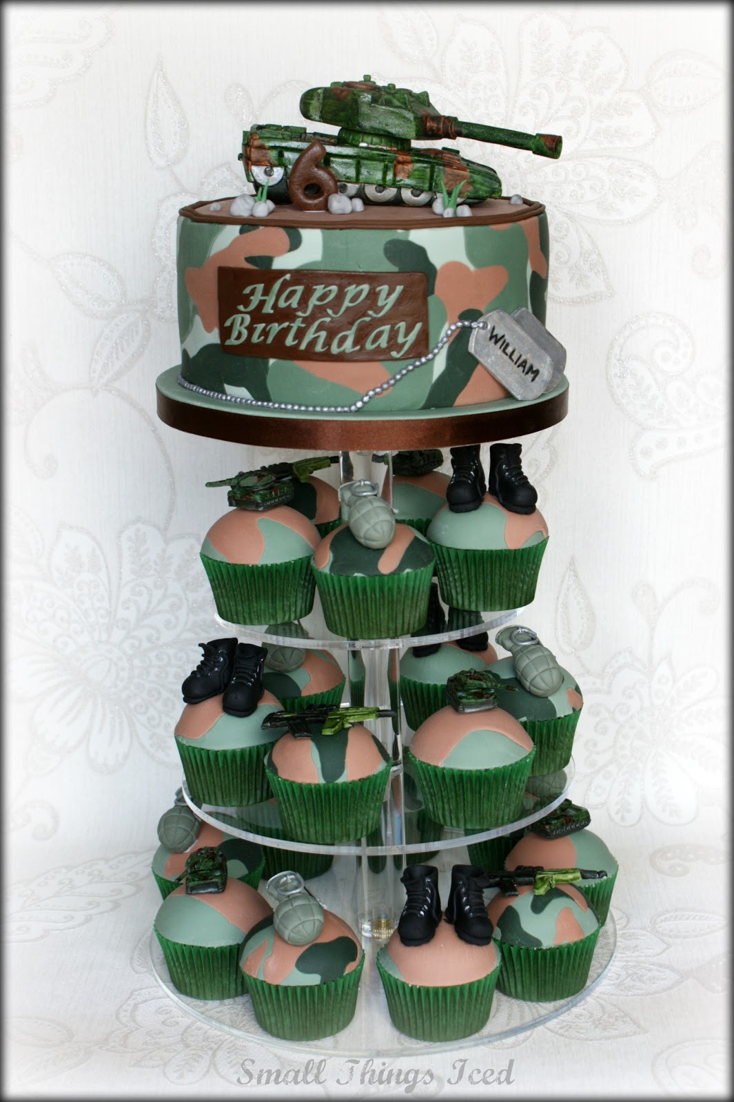 Army Birthday Cakes
 Small Things Iced Army Theme Birthday Tower