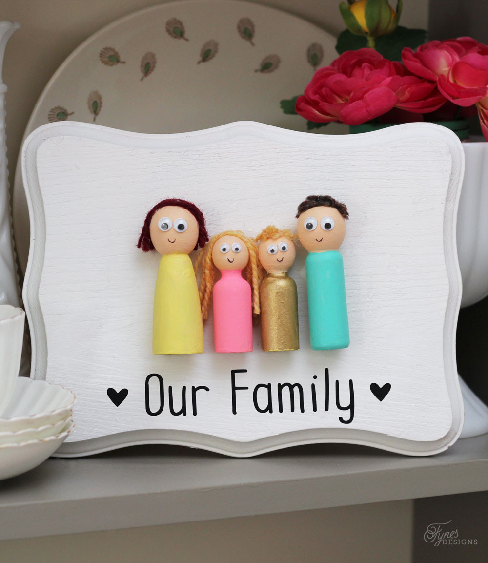 Art And Craft Ideas For Toddlers
 Kids Craft Peg Doll Family FYNES DESIGNS