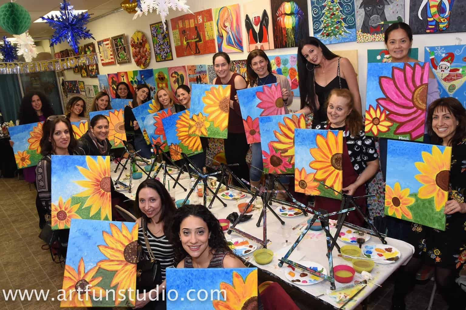 Art Party Ideas For Adults
 Sip and Paint Parties for Adults in Brooklyn NY Art Fun