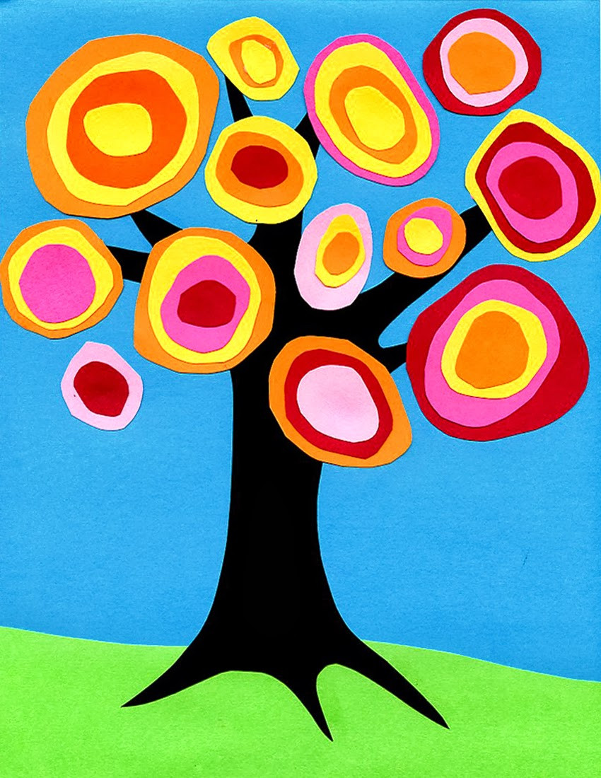 Art Project For Kids
 Kandinsky Tree Collage · Art Projects for Kids
