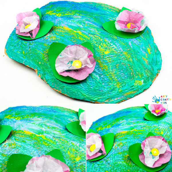 Art Project For Kids
 Claude Monet Water Lilies Art Project for Kids Arty