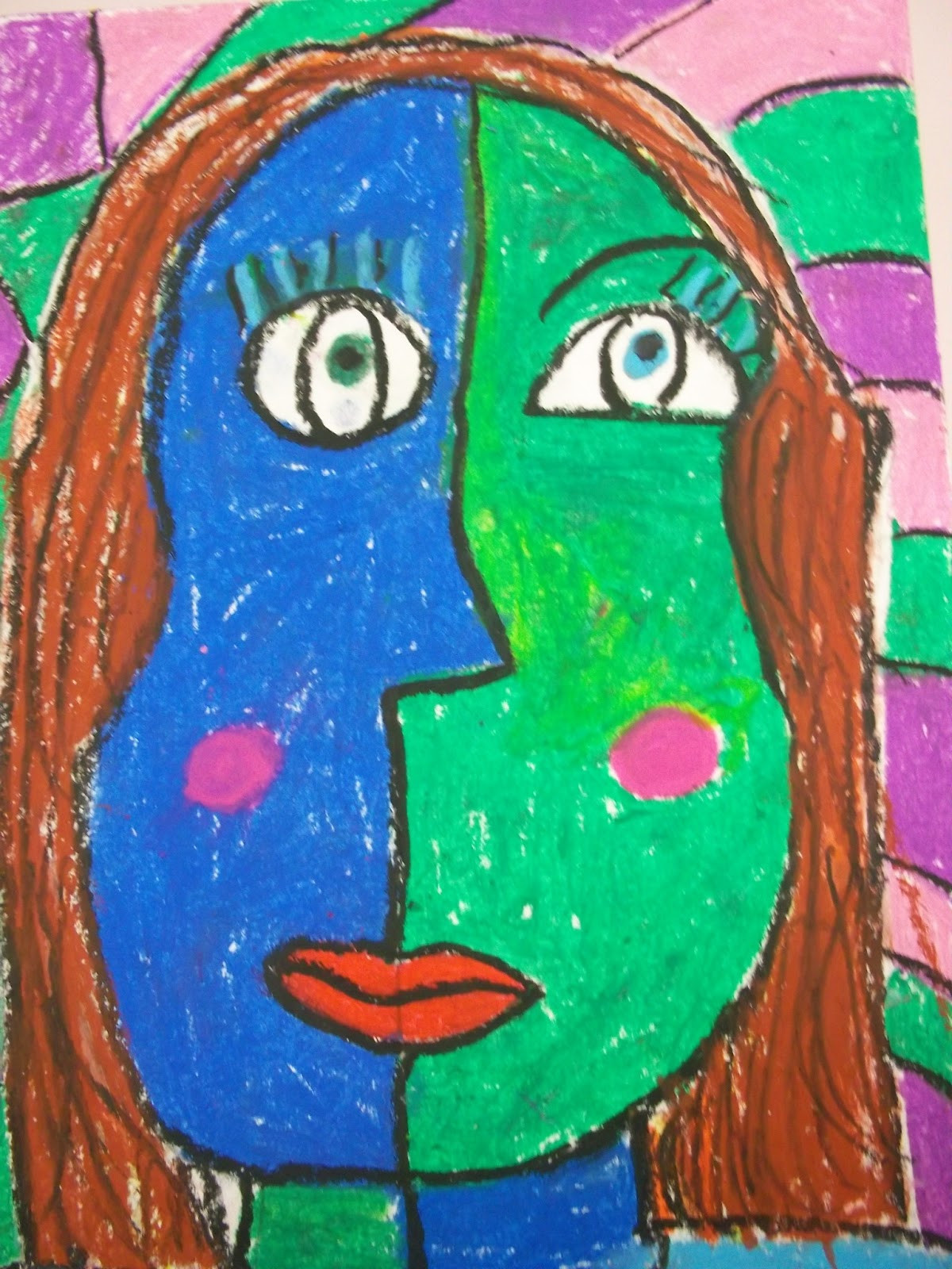 Artwork For Kids
 Art Kids of Benavidez Elementary Self Portraits Picasso