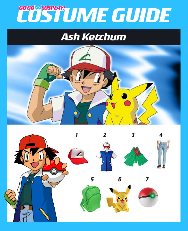Ash Ketchum Costume DIY
 Ash Ketchum Costume DIY Guide for Pokemon Cosplay