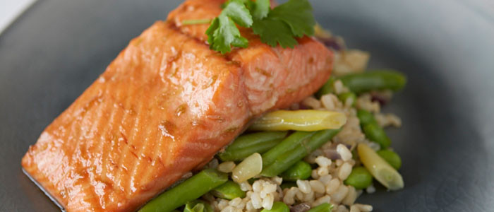 Asian Salmon Recipes
 Asian Baked Salmon with SteamFresh Veges
