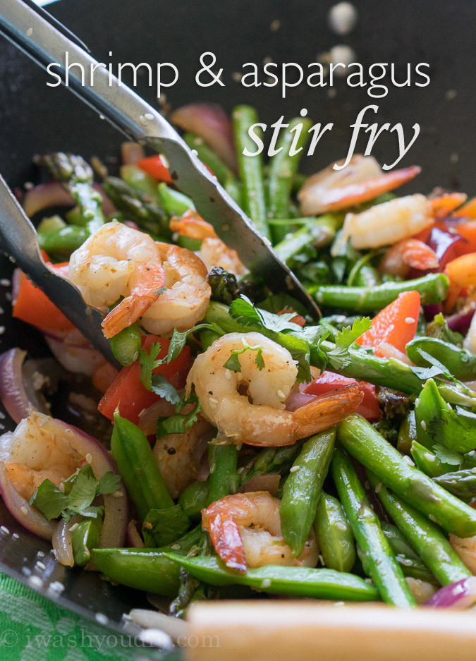 Asparagus Stir Fry
 Shrimp and Asparagus Stir Fry