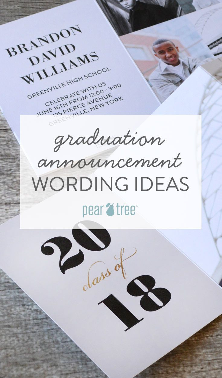 Associates Degree Graduation Party Ideas
 Graduation Announcement Wording Ideas