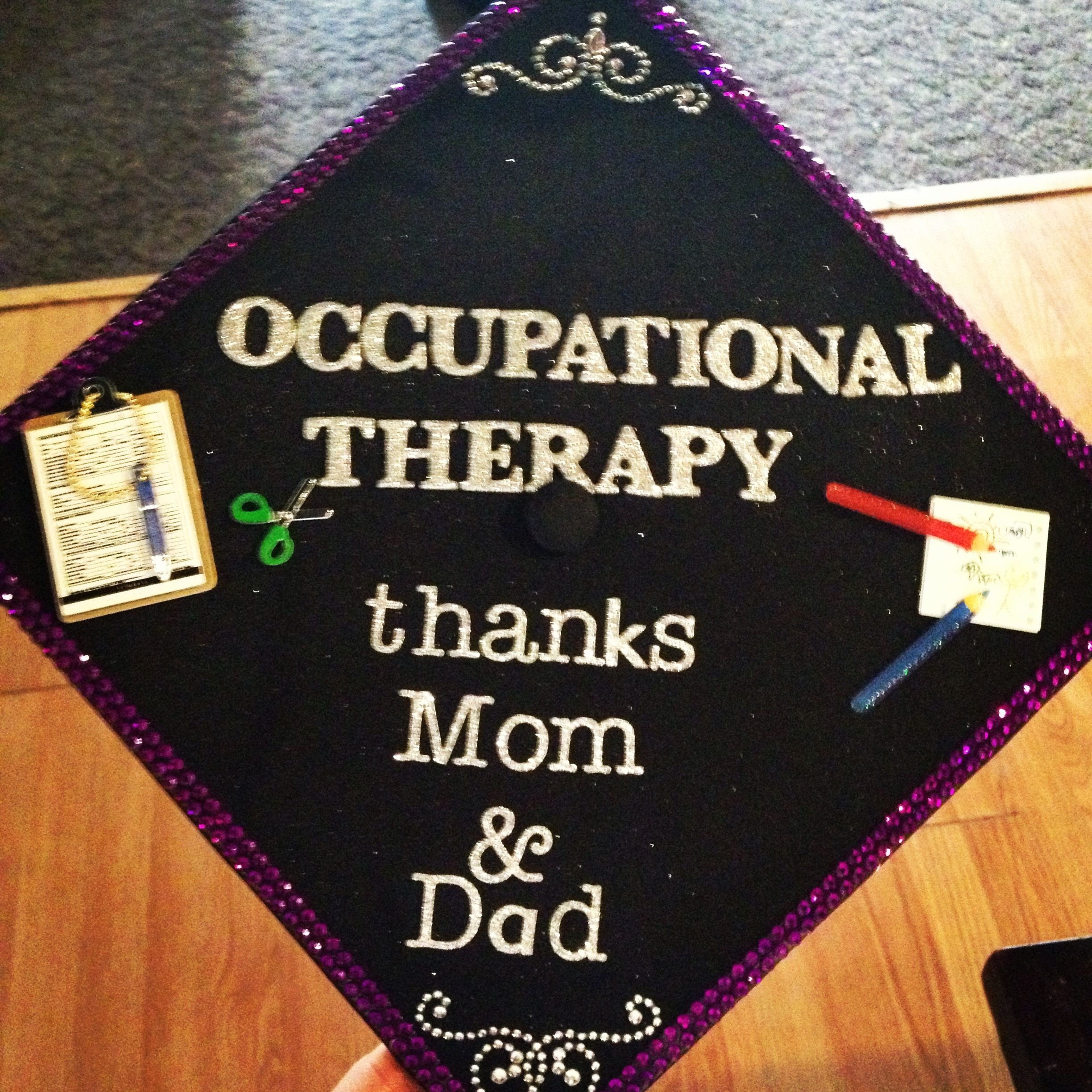 Associates Degree Graduation Party Ideas
 Occupational therapy graduation cap