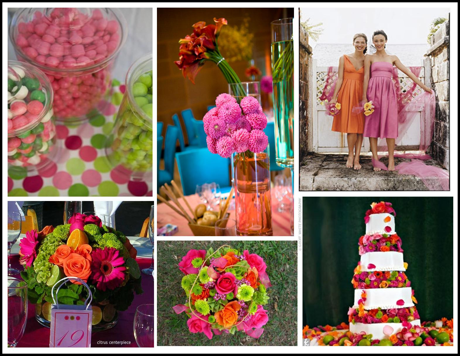 August Wedding Colors
 A Year Colors August