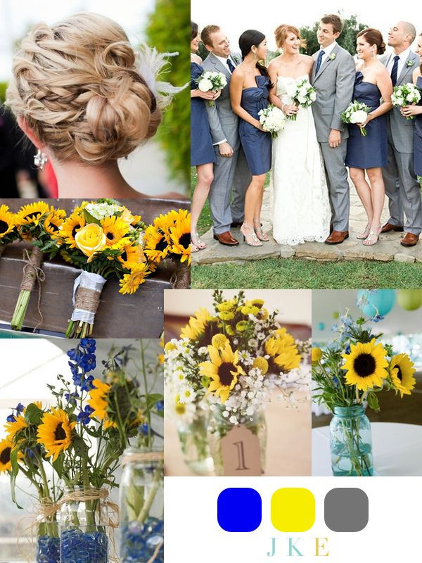 August Wedding Colors
 Sunflower Themed Weddings