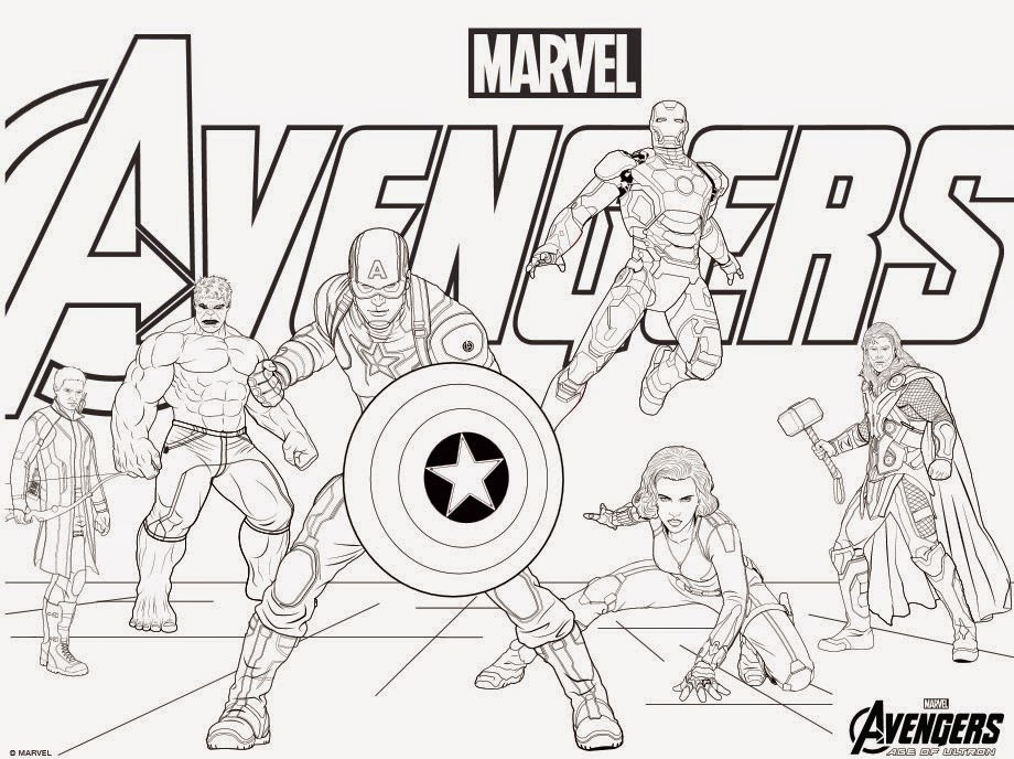 Avengers Printable Coloring Pages
 A GEEK DADDY Super Heroes Assemble App Lets You Turn Your
