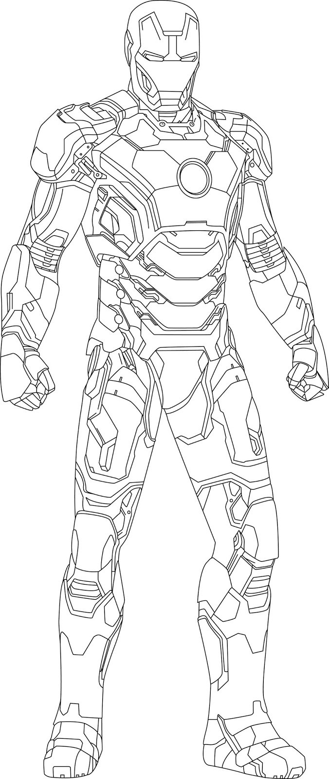 Avengers Printable Coloring Pages
 Coloring pages for kids free images Iron Man Avengers