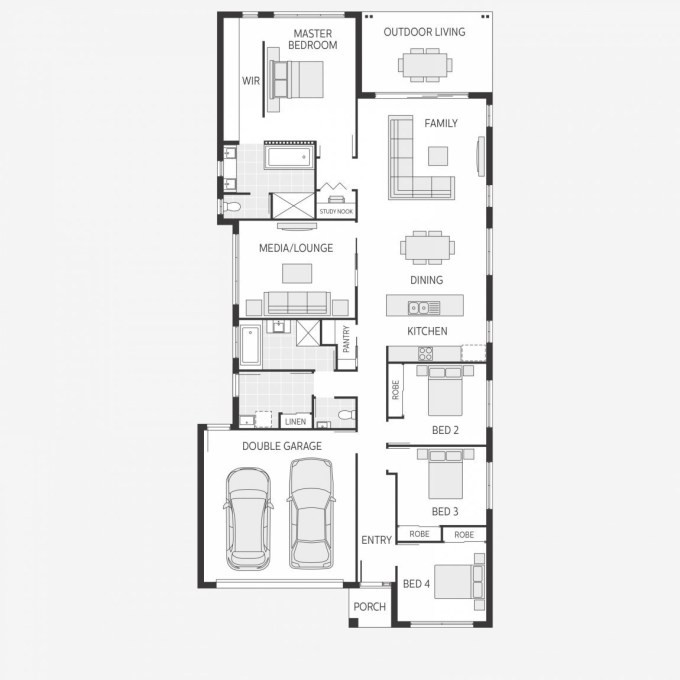 Average Bedroom Dimensions
 New Homes By Wickman Construction 330 Brighton Floor