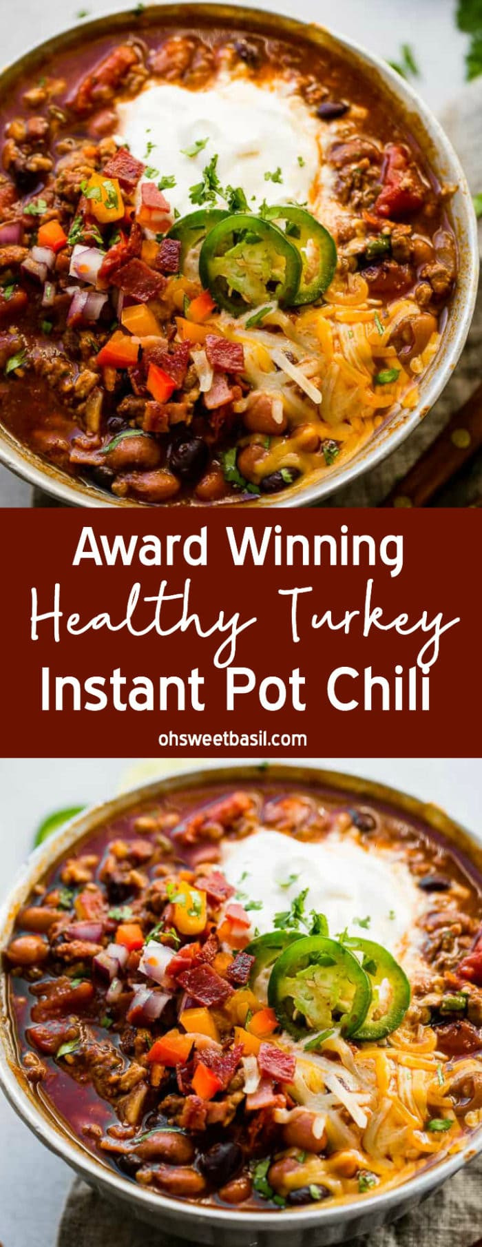Award Winning Turkey Chili Recipe
 Award Winning Healthy Turkey Instant Pot Chili Oh Sweet