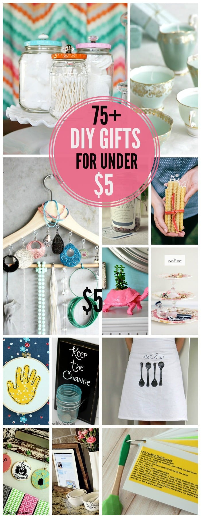 Awesome DIY Gifts
 Inexpensive Gift Ideas