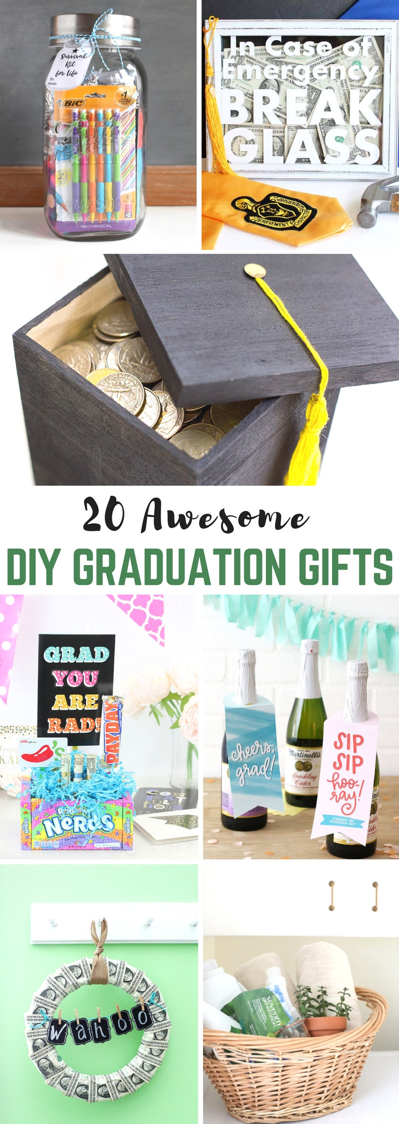 Awesome DIY Gifts
 20 Awesome DIY Graduation Gifts