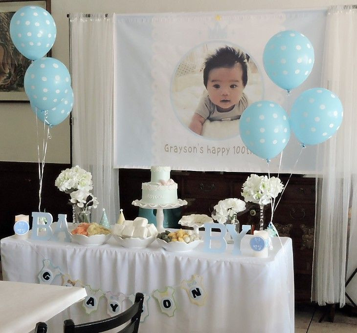 25 Of the Best Ideas for Baby 100 Days Party - Home, Family, Style and ...