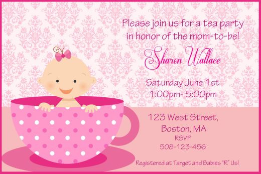 Baby Announcement Party
 How To Host Tea Party Baby Shower Ideas