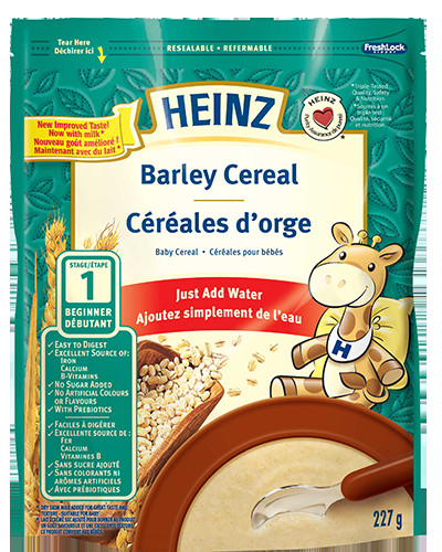 Baby Barley Cereal
 Baby Food 4 mo & up