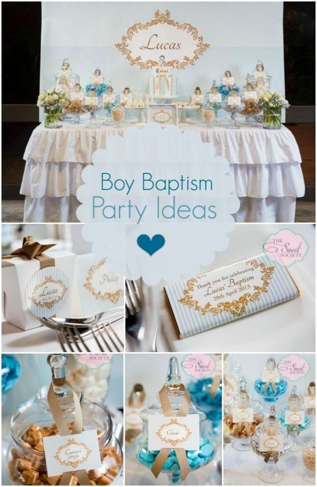 Baby Boy Christening Party Ideas
 11 Baptism and Christening Reception Party Ideas and