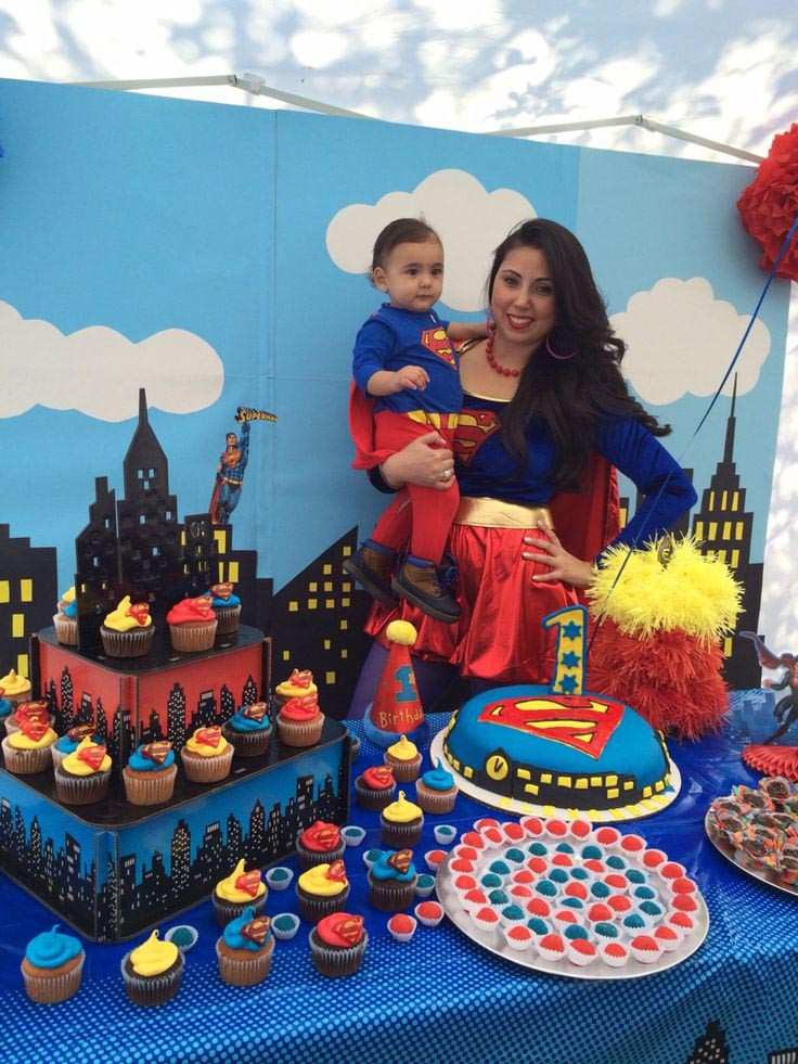Baby Boy Themed Party
 Superman Birthday Party Decoration Ideas