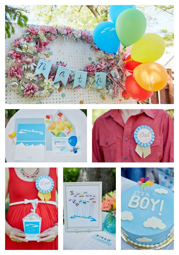 Baby Boy Themed Party
 Pixar s UP Themed Baby Shower Ideas Pretty My Party