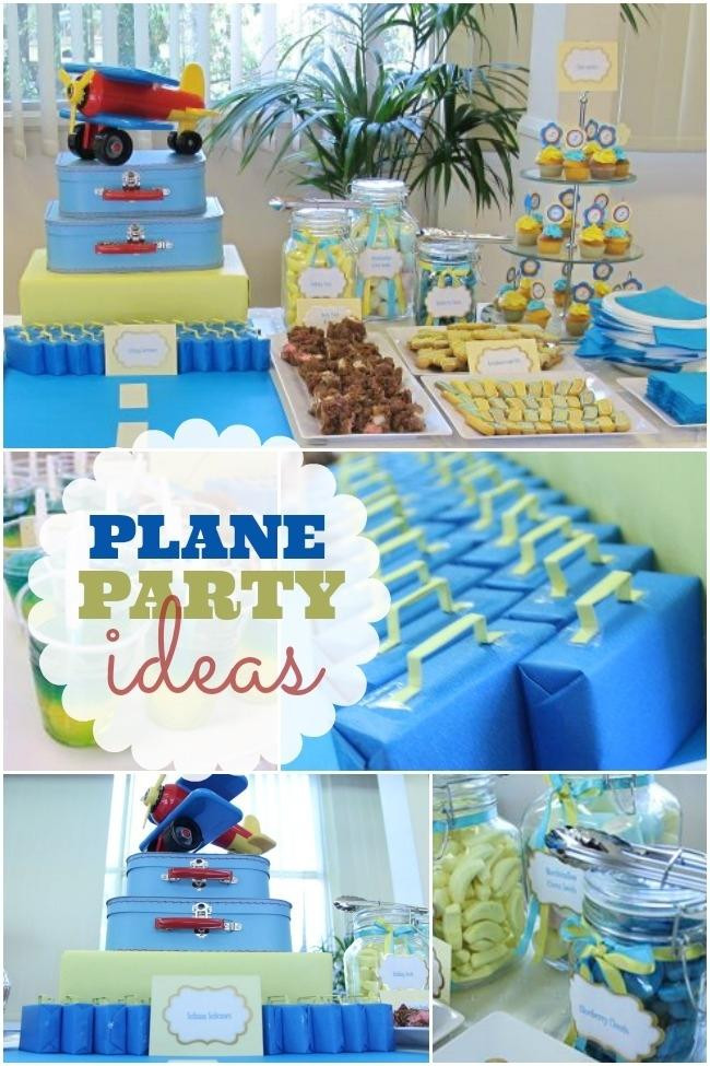Baby Boy Themed Party
 51 Best Airplane Party Ideas Spaceships and Laser Beams