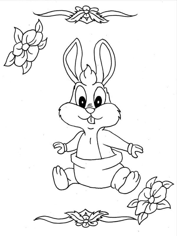Baby Bunnies Coloring Pages
 21 best Looney Tunes images on Pinterest
