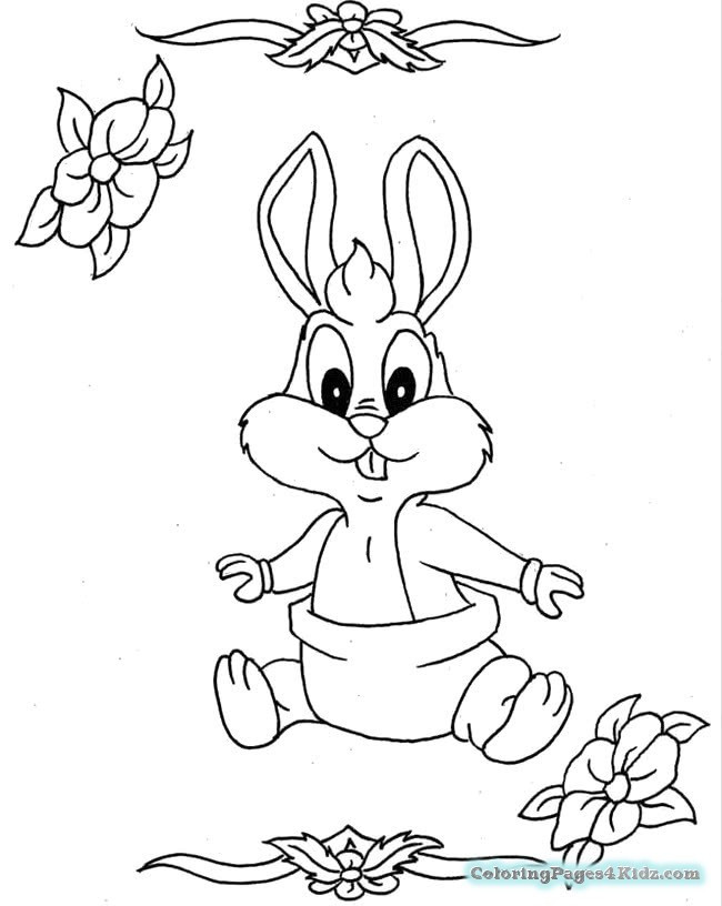 Baby Bunnies Coloring Pages
 Cute Coloring Pages Baby Bunnies