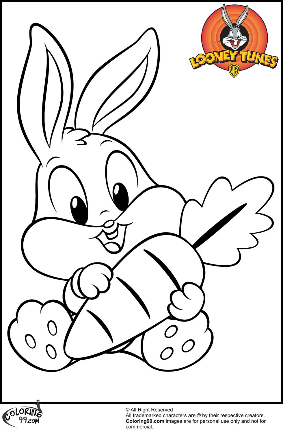 Baby Bunnies Coloring Pages
 October 2013