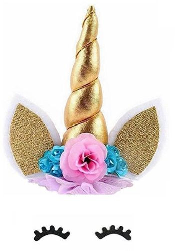 Baby Cake Toppers Party City
 1 set Unicorn Cake Toppers Unicornio Horn Ears Cake