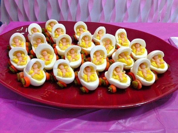 Baby Carriage Deviled Eggs
 30 of the BEST Baby Shower Ideas Kitchen Fun With My 3