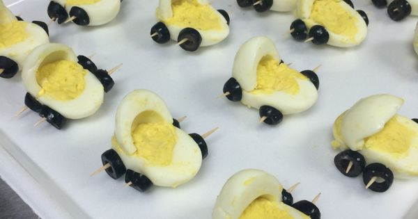 Baby Carriage Deviled Eggs
 Baby carriage deviled eggs Baby shower ideas