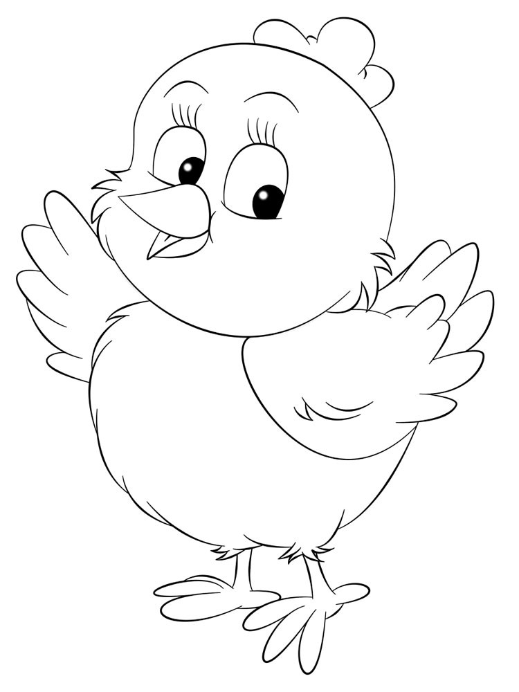 Baby Chicks Coloring Page
 Baby Chick coloring pages Download and print Baby Chick