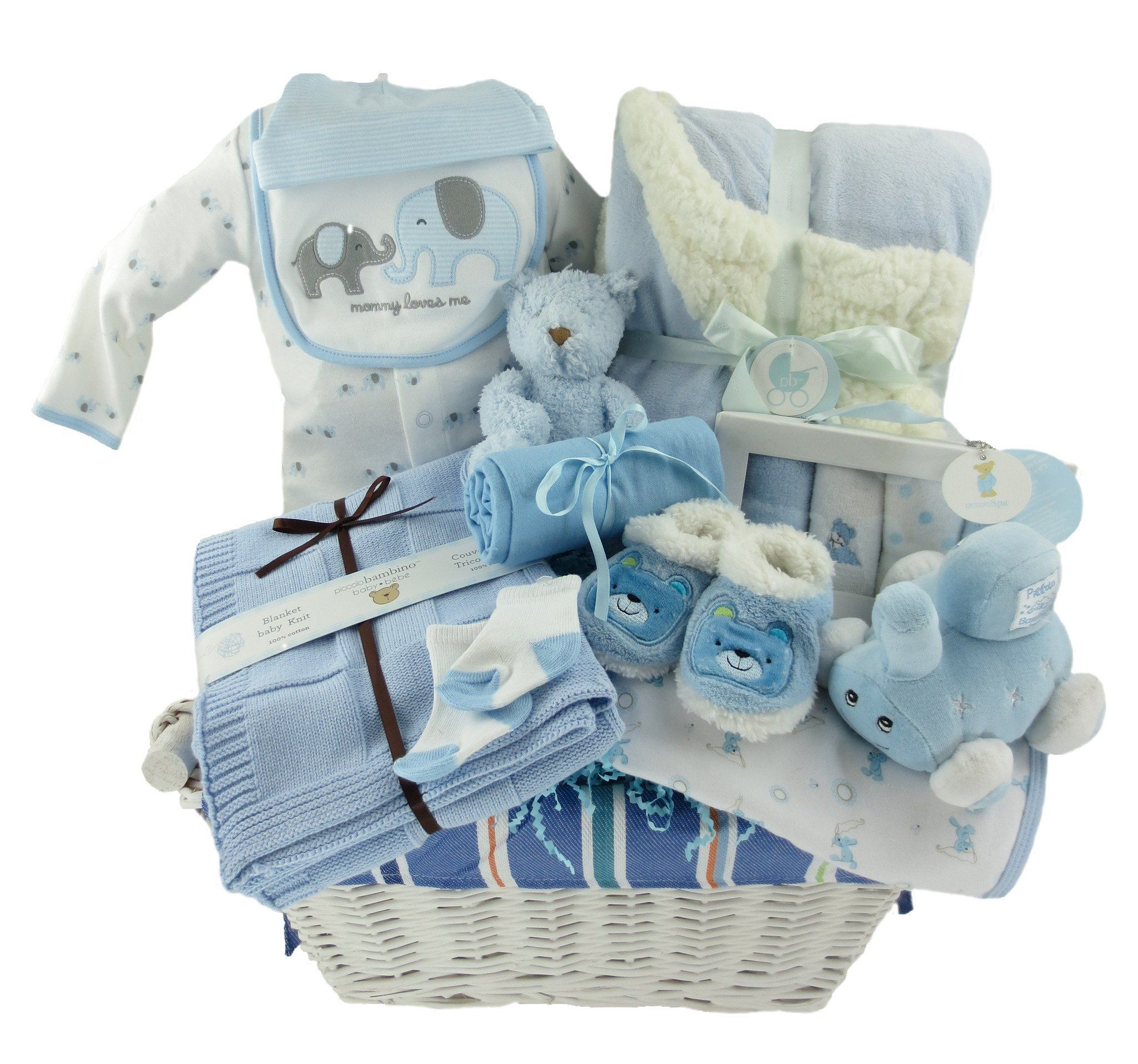 Baby Clothes Gift Basket
 Luxurious Baby Boy Gift Basket