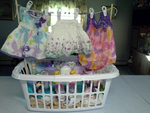 Baby Clothes Gift Basket
 Baby Laundry Gift Basket Gift Ideas