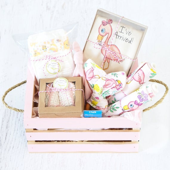 Baby Clothes Gift Basket
 Baby Girl Gift Basket Organic Baby Clothes I ve Arrived