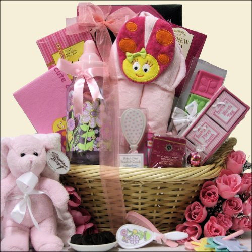 Baby Congrats Gifts
 Great Arrivals Baby Gift Basket Congratulations Baby Girl