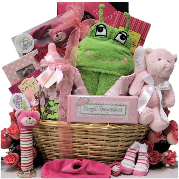 Baby Congrats Gifts
 Great Arrivals Congratulations Baby Girl Gift Basket