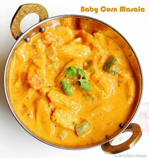 Baby Corn Indian Recipes
 BABY CORN MASALA RECIPE