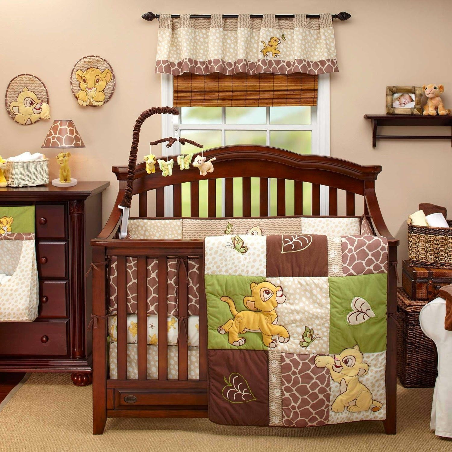 Baby Crib Decor
 Lion King Baby Nursery Decor and Crib Sets