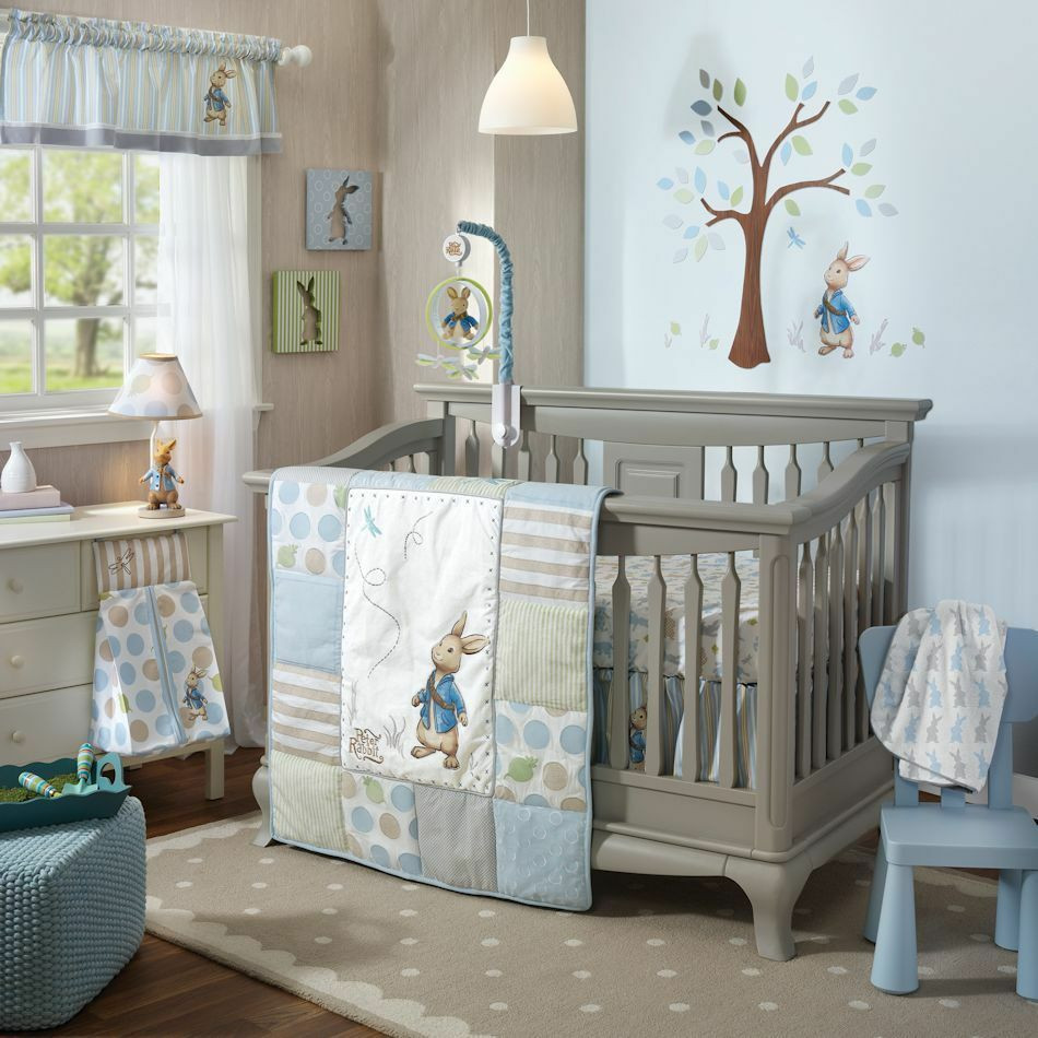 Baby Crib Decor
 Lambs & Ivy Peter Rabbit 5 Piece Baby Nursery Crib Bedding