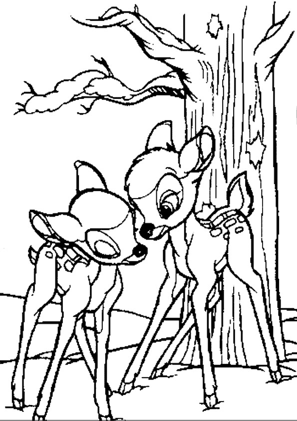 Baby Deer Coloring Pages
 Baby Deer Coloring Page Coloring Home