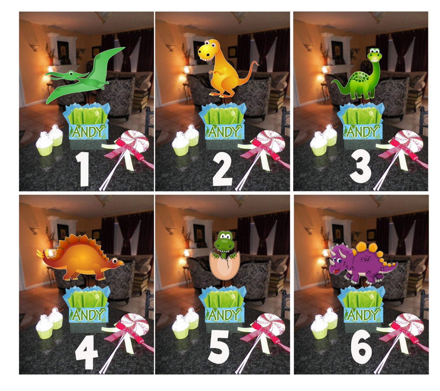 Baby Dinosaur Birthday Party
 Dinosaur Birthday Party Centerpieces Theme DIY 12 Small